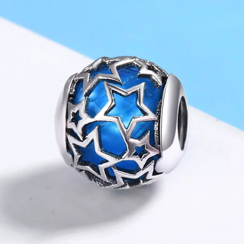 (resim) Pandora tarzı Romantik Yıldızlar Charm - SCC511 - Görüntüle 3