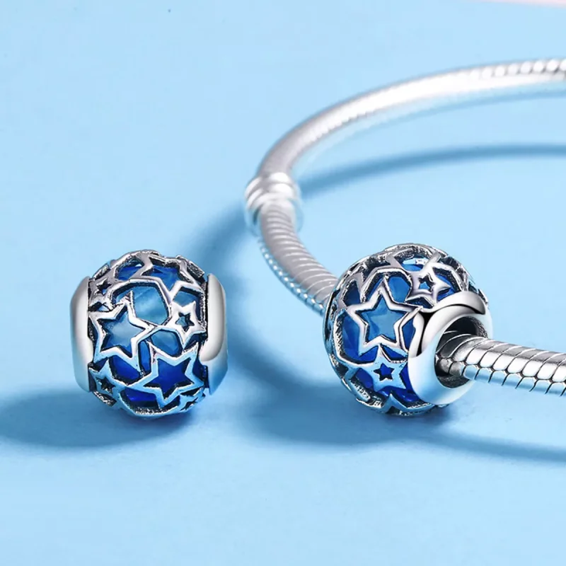(resim) Pandora tarzı Romantik Yıldızlar Charm - SCC511 - Görüntüle 5