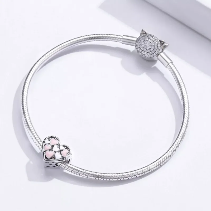 (resim) Pandora tarzı Romantizm Kalbi Charm - SCC1423 - Görüntüle 3