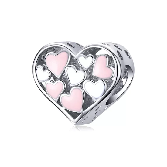 (resim) Pandora tarzı Romantizm Kalbi Charm - SCC1423