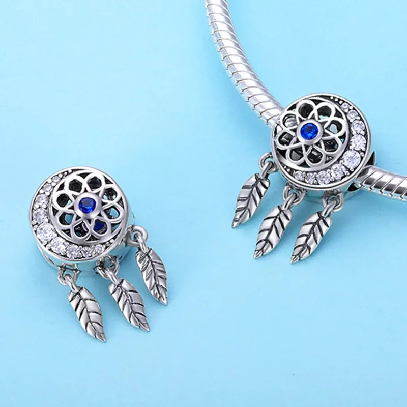 (resim) Pandora tarzı Ruhsal Dreamcatcher Charm - SCC718 - Görüntüle 2