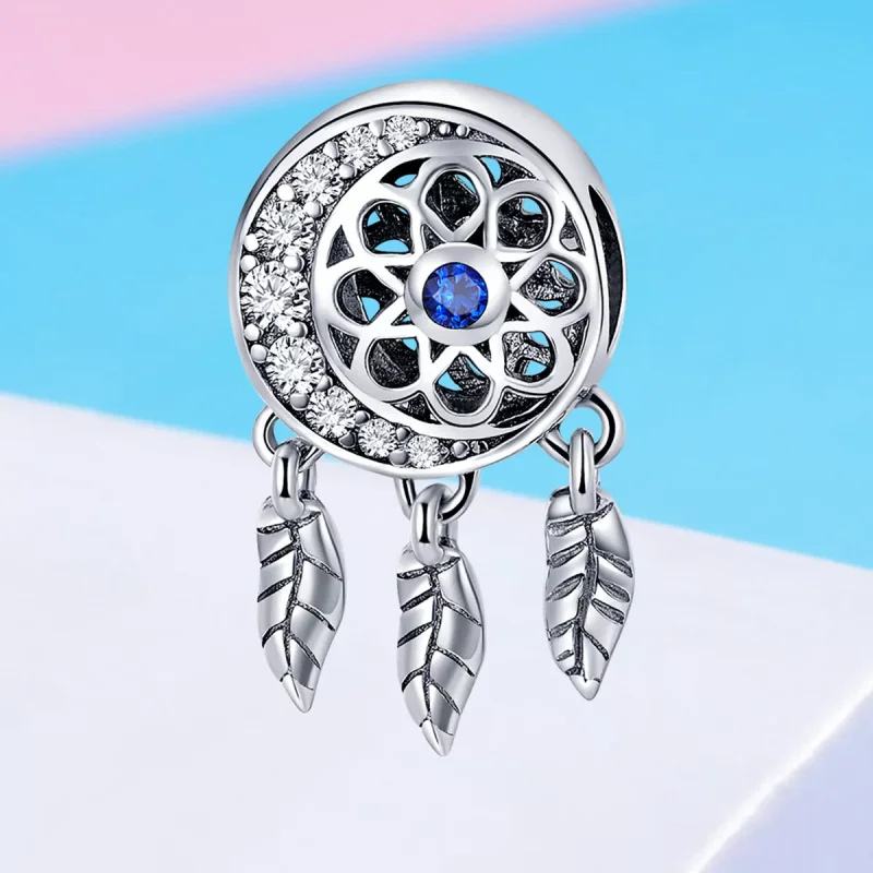 (resim) Pandora tarzı Ruhsal Dreamcatcher Charm - SCC718 - Görüntüle 4