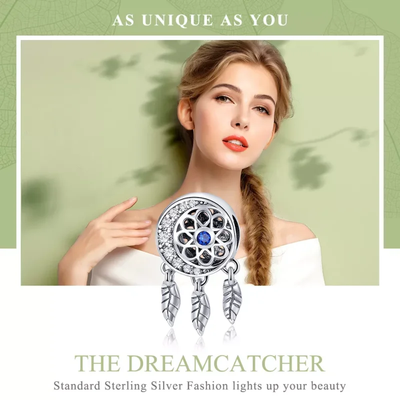 (resim) Pandora tarzı Ruhsal Dreamcatcher Charm - SCC718 - Görüntüle 6