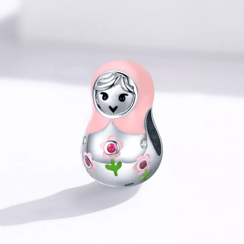 (resim) Pandora tarzı Rus Bebekleri Charm - SCC1435 - Görüntüle 2