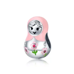 (resim) Pandora tarzı Rus Bebekleri Charm - SCC1435