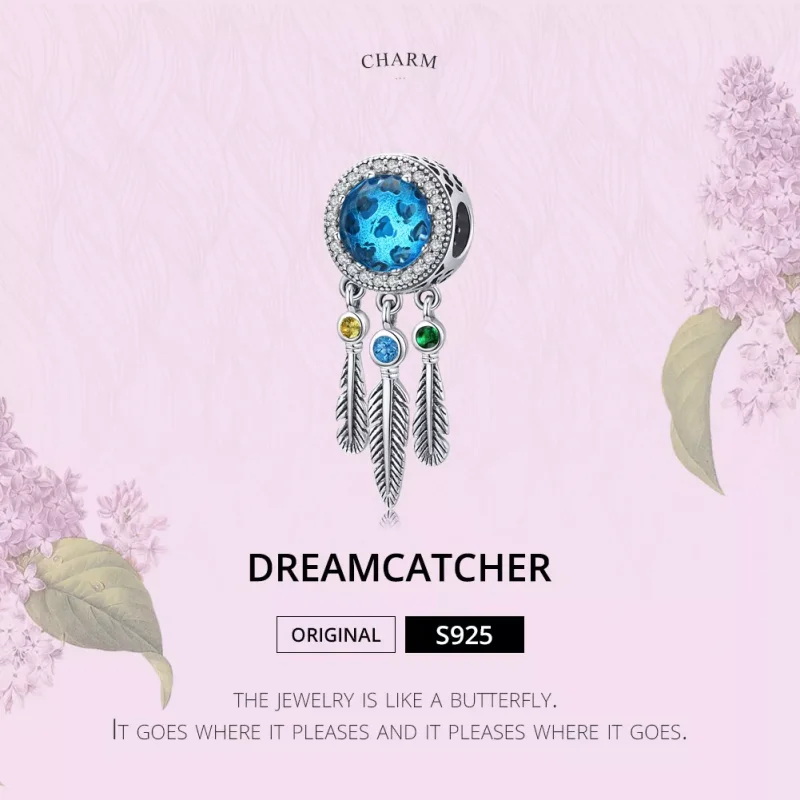(resim) Pandora tarzı Safir Rüya Yakalayıcı Charm - SCC1384 - Görüntüle 6