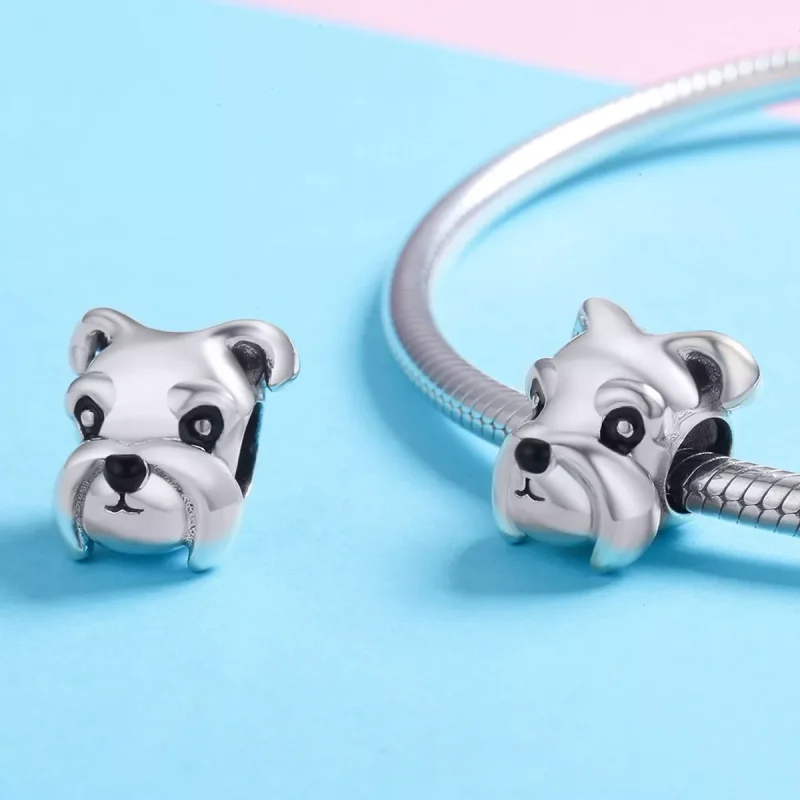 (resim) Pandora tarzı Schnauzer Charm - SCC835 - Görüntüle 3