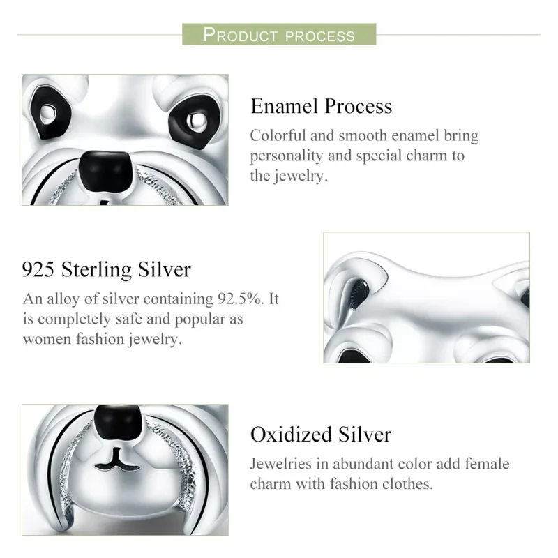 (resim) Pandora tarzı Schnauzer Charm - SCC835 - Görüntüle 7