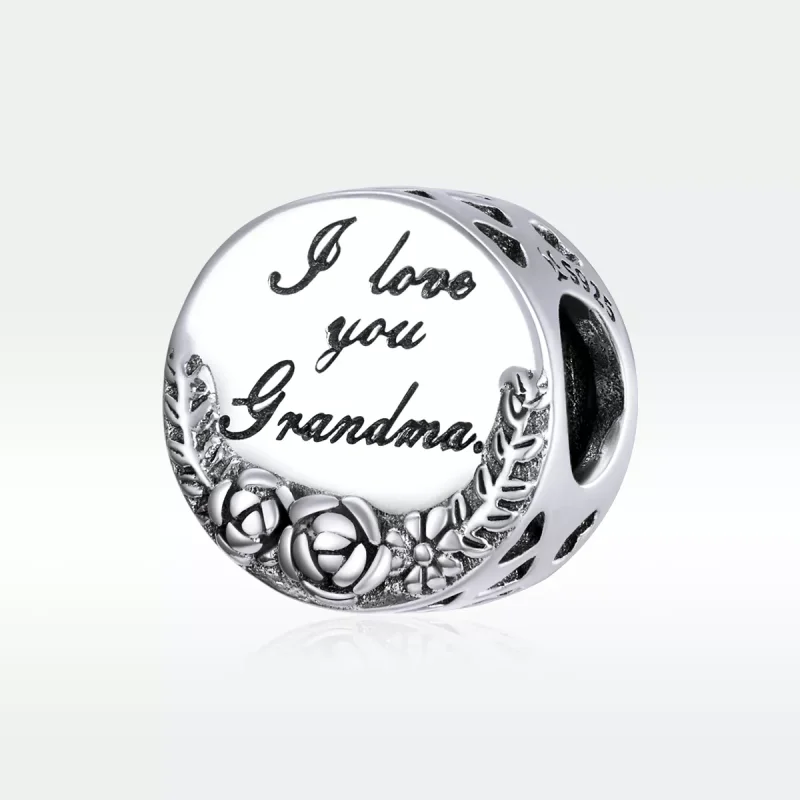 (resim) Pandora tarzı Seni Seviyorum Gigi Büyükanne Charm - SCC1762 - Görüntüle 5