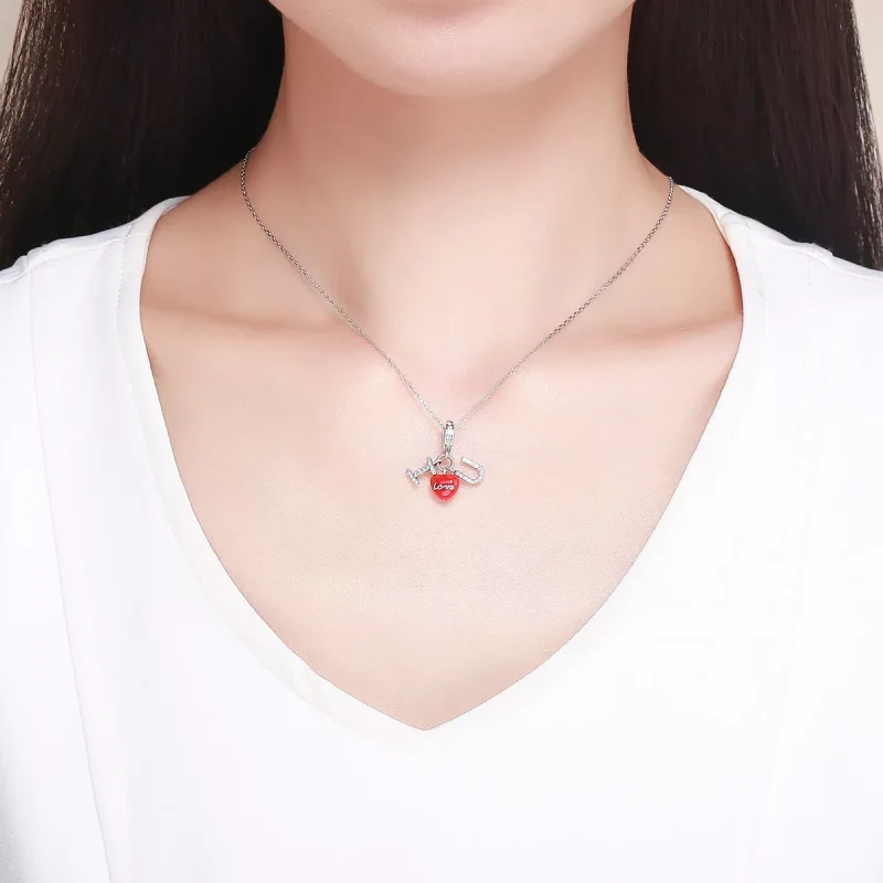 (resim) Pandora tarzı Seni seviyorum Sallantılı Charm - SCC1055 - Görüntüle 5