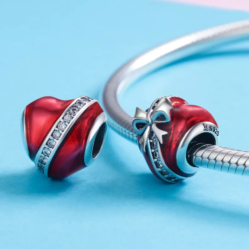 (resim) Pandora tarzı Sevgililer Günü aşk hediyesi Charm - SCC741 - Görüntüle 4