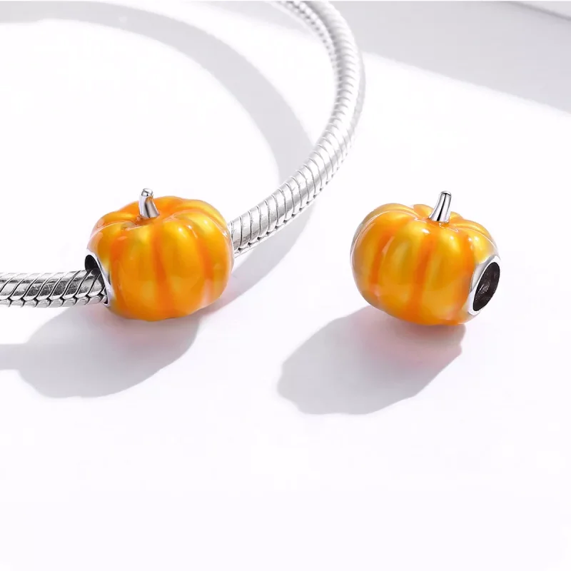 (resim) Pandora tarzı sevimli balkabağı Charm - BSC333 - Görüntüle 4