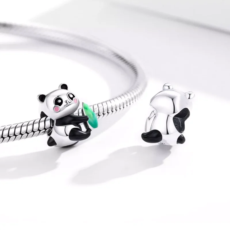 (resim) Pandora tarzı Sevimli Panda Yavrusu Charm - SCC1832 - Görüntüle 4