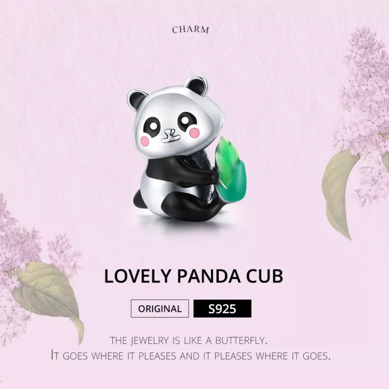 (resim) Pandora tarzı Sevimli Panda Yavrusu Charm - SCC1832 - Görüntüle 6