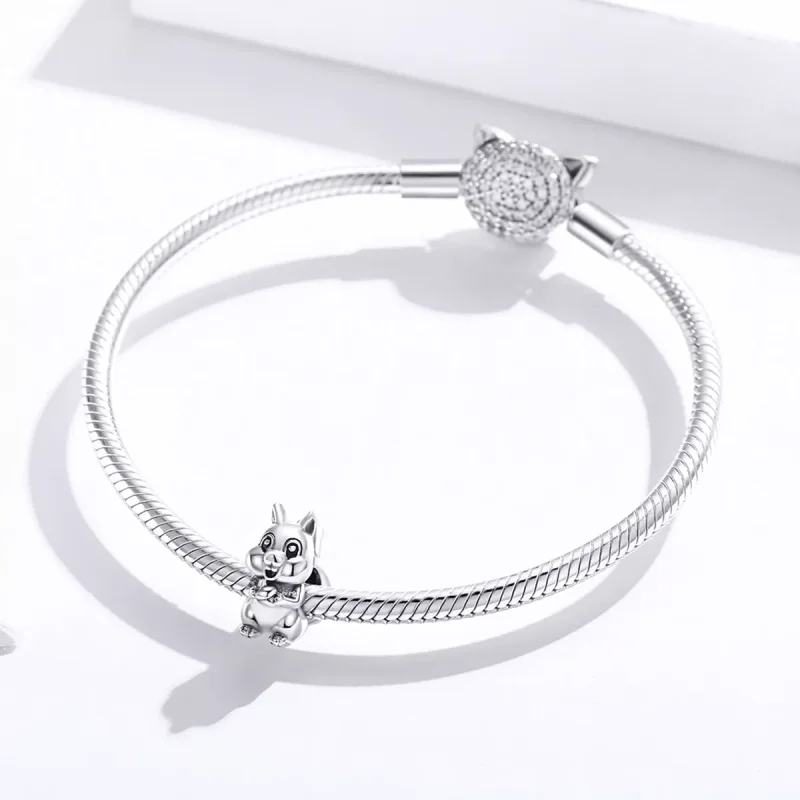 (resim) Pandora tarzı sevimli sincap Charm - BSC338 - Görüntüle 3