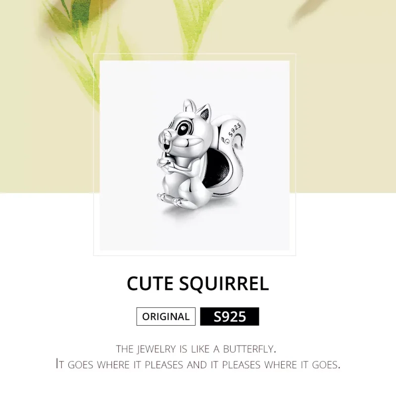 (resim) Pandora tarzı sevimli sincap Charm - BSC338 - Görüntüle 6