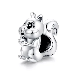 (resim) Pandora tarzı sevimli sincap Charm - BSC338