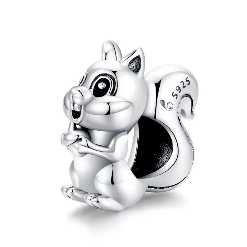 (resim) Pandora tarzı sevimli sincap Charm - BSC338