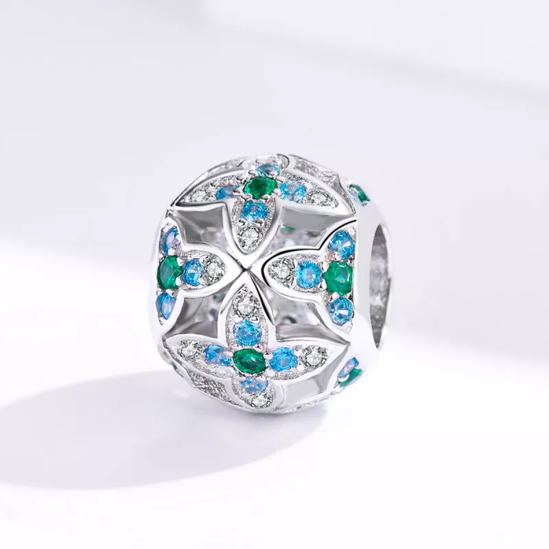 (resim) Pandora tarzı Shamrock Charm - BSC115 - Görüntüle 2