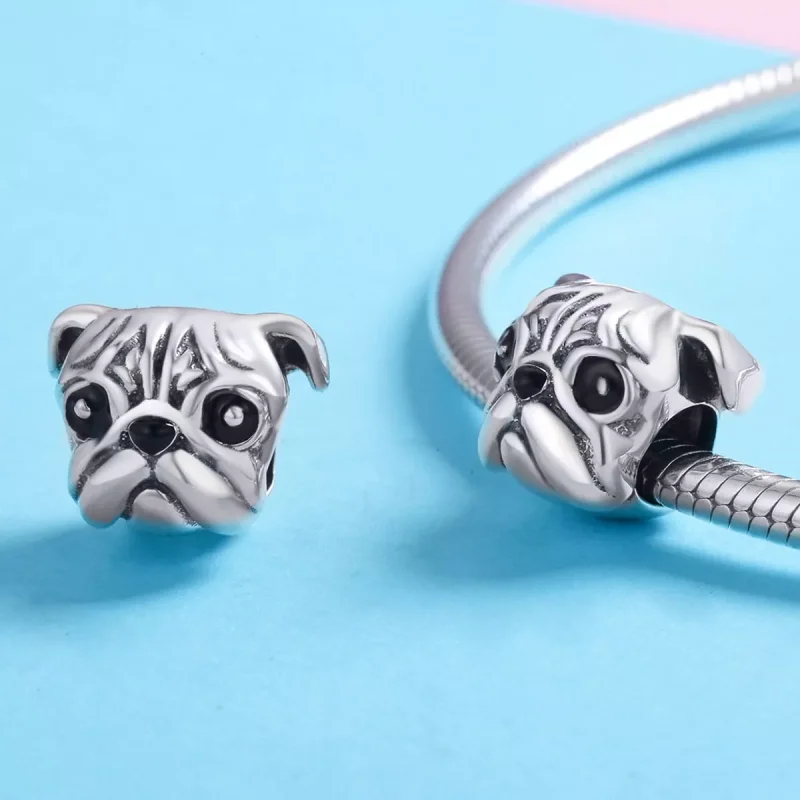 (resim) Pandora tarzı Shar-Pei Köpek Charm - SCC834 - Görüntüle 3