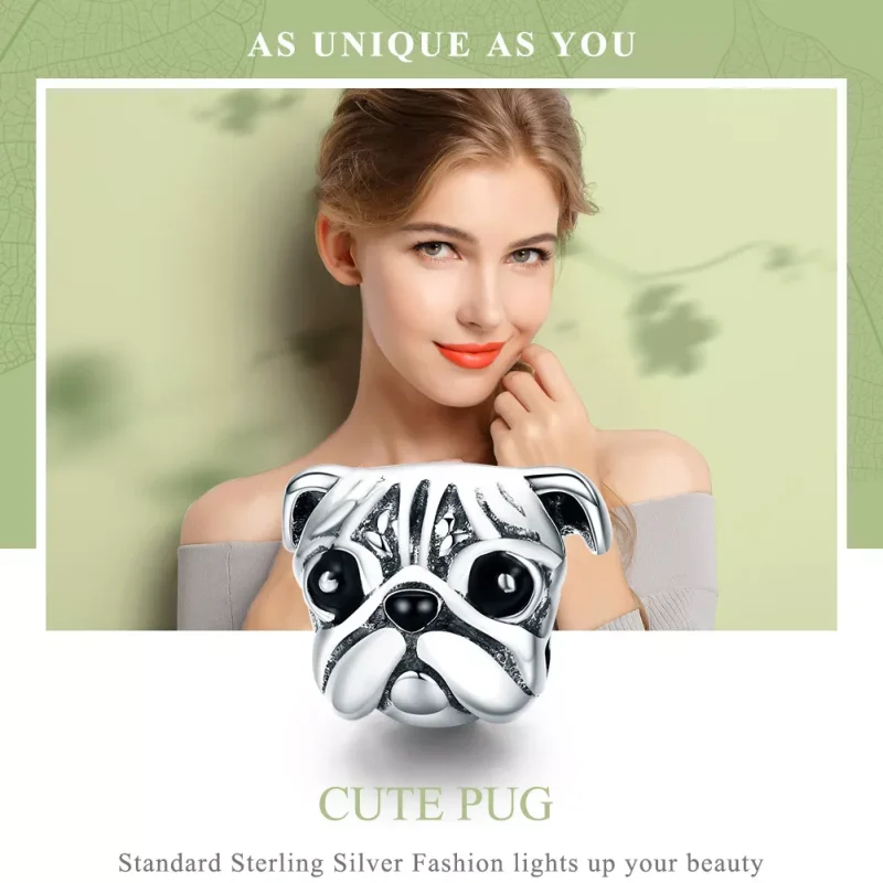 (resim) Pandora tarzı Shar-Pei Köpek Charm - SCC834 - Görüntüle 6