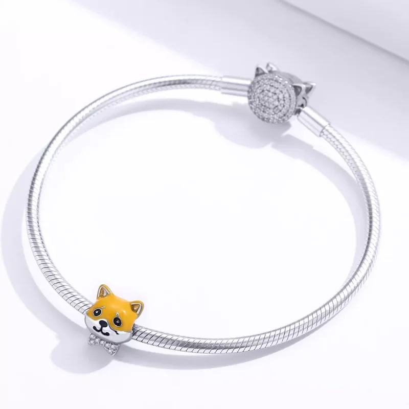 (resim) Pandora tarzı Shiba Inu Charm - BSC188 - Görüntüle 4