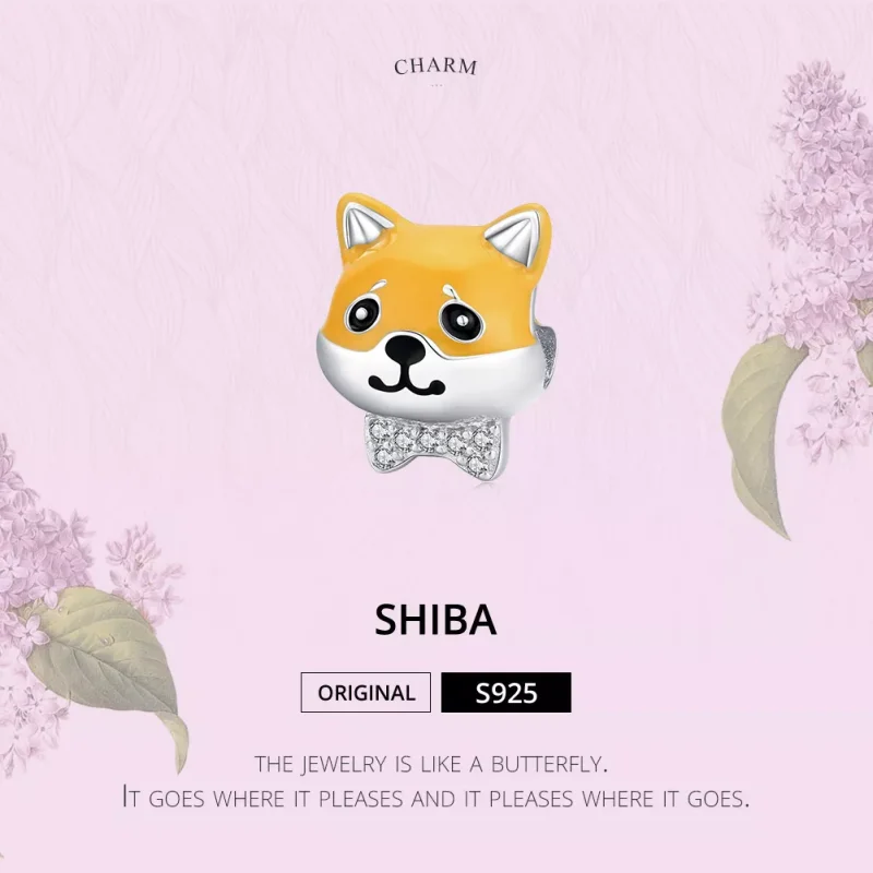 (resim) Pandora tarzı Shiba Inu Charm - BSC188 - Görüntüle 6