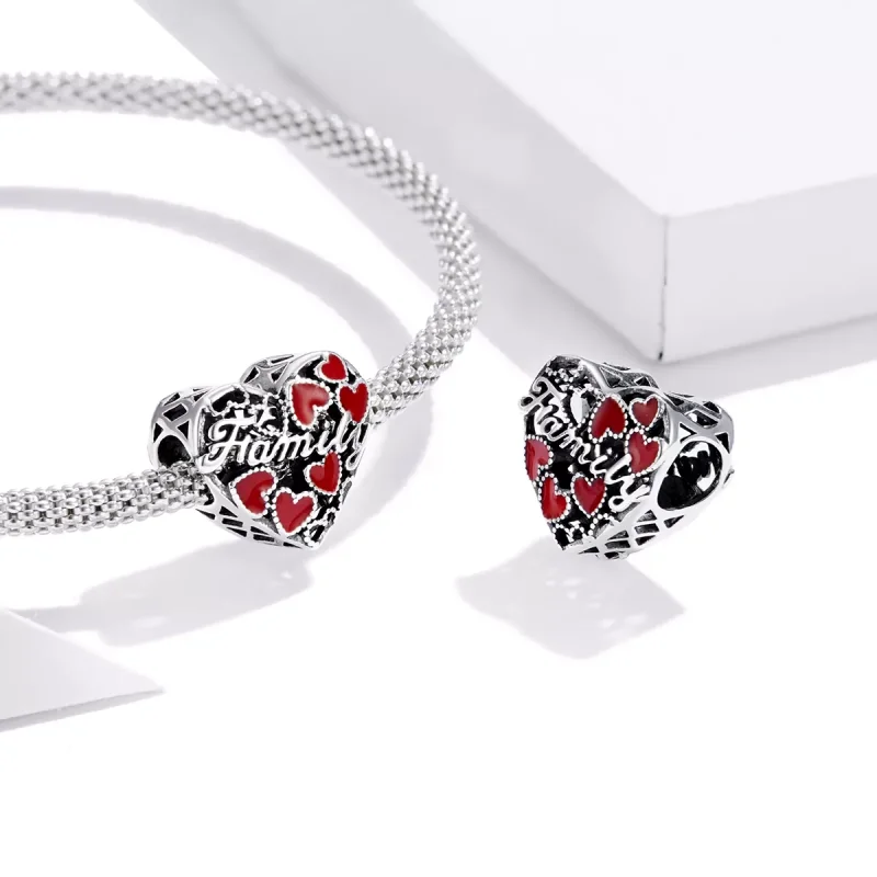 (resim) Pandora tarzı Sıcak Aile Charm - SCC1750 - Görüntüle 4