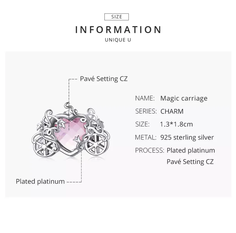 (resim) Pandora tarzı Sihirli Araba Charm - BSC412 - Görüntüle 8