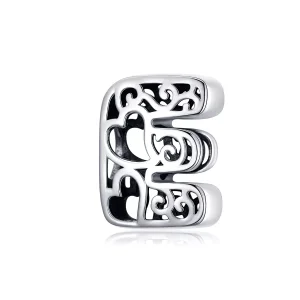 (resim) Pandora tarzı Sihirli Harf E Charm - SCC1229-E