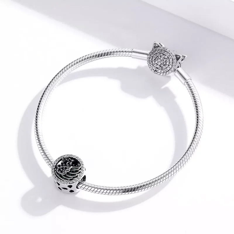 (resim) Pandora tarzı Siyah Kuğu Charm - SCC1342 - Görüntüle 3