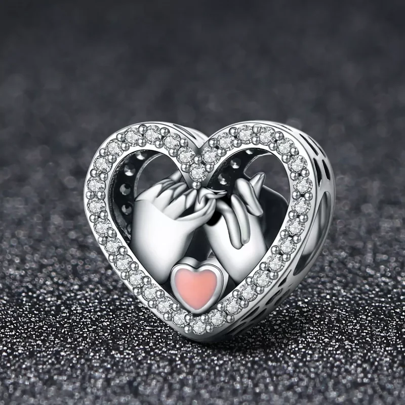 (resim) Pandora tarzı Sonsuza Kadar Pinky Sözümüz Charm - SCC167 - Görüntüle 2