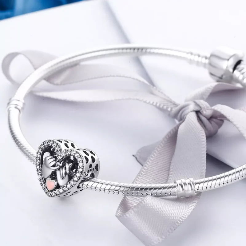 (resim) Pandora tarzı Sonsuza Kadar Pinky Sözümüz Charm - SCC167 - Görüntüle 4