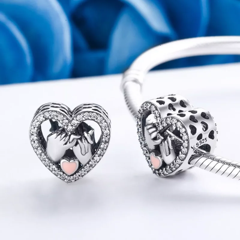 (resim) Pandora tarzı Sonsuza Kadar Pinky Sözümüz Charm - SCC167 - Görüntüle 5