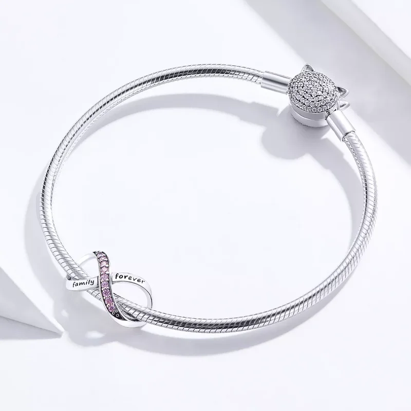 (resim) Pandora tarzı Sonsuzluk Charm - SCC1146-PK - Görüntüle 3