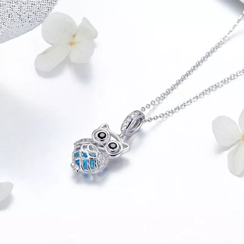 (resim) Pandora tarzı Sürekli Baykuş Sallantılı Charm - SCC1124 - Görüntüle 3