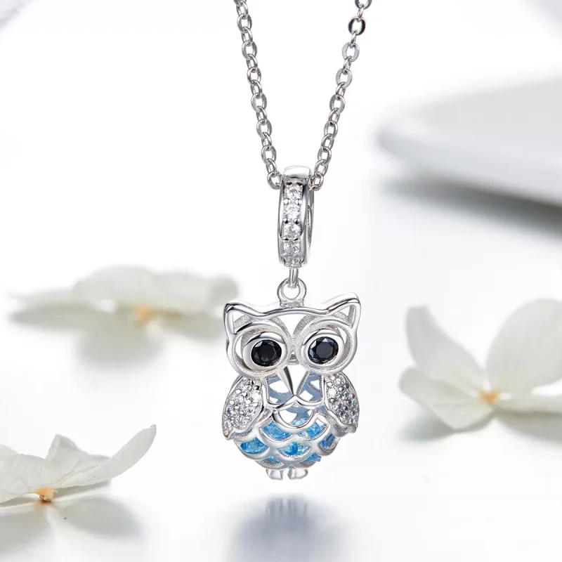 (resim) Pandora tarzı Sürekli Baykuş Sallantılı Charm - SCC1124 - Görüntüle 6
