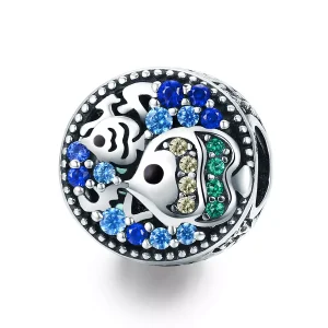 (resim) Pandora tarzı Sualtı Dünyasının Renkli Balıkları Charm - SCC764