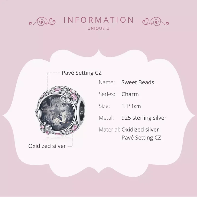 (resim) Pandora tarzı Tatlı Charm - SCC1809 - Görüntüle 6
