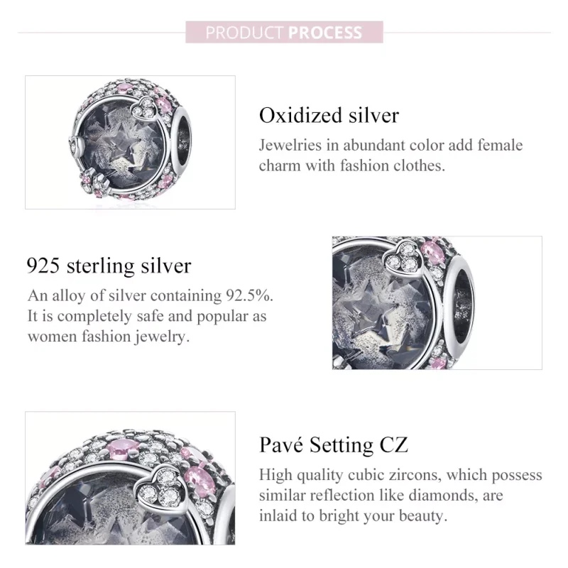(resim) Pandora tarzı Tatlı Charm - SCC1809 - Görüntüle 7