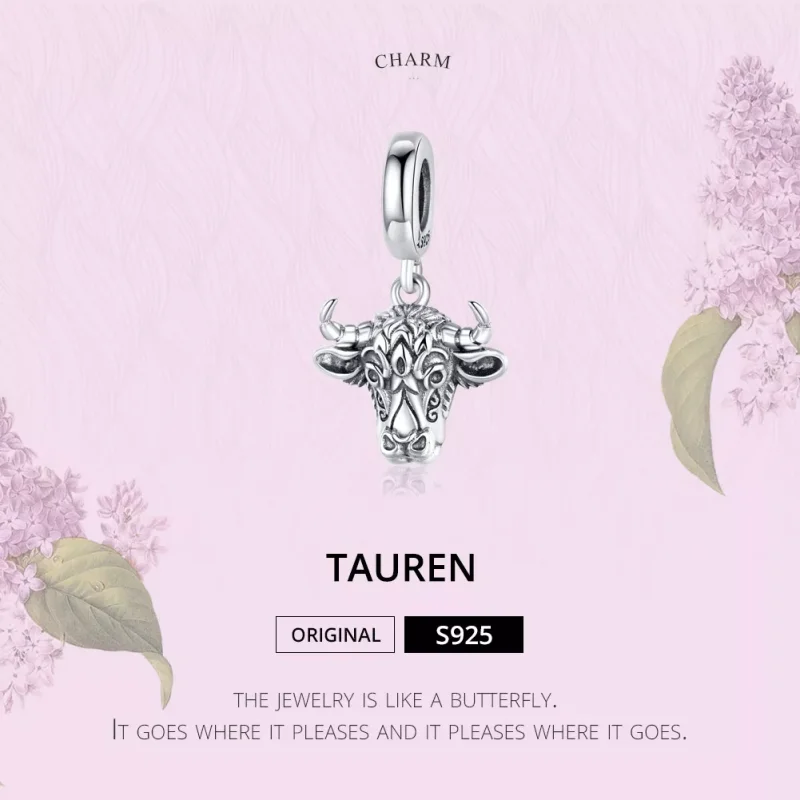 (resim) Pandora tarzı Tauren Sallantılı Charm - SCC1316 - Görüntüle 2