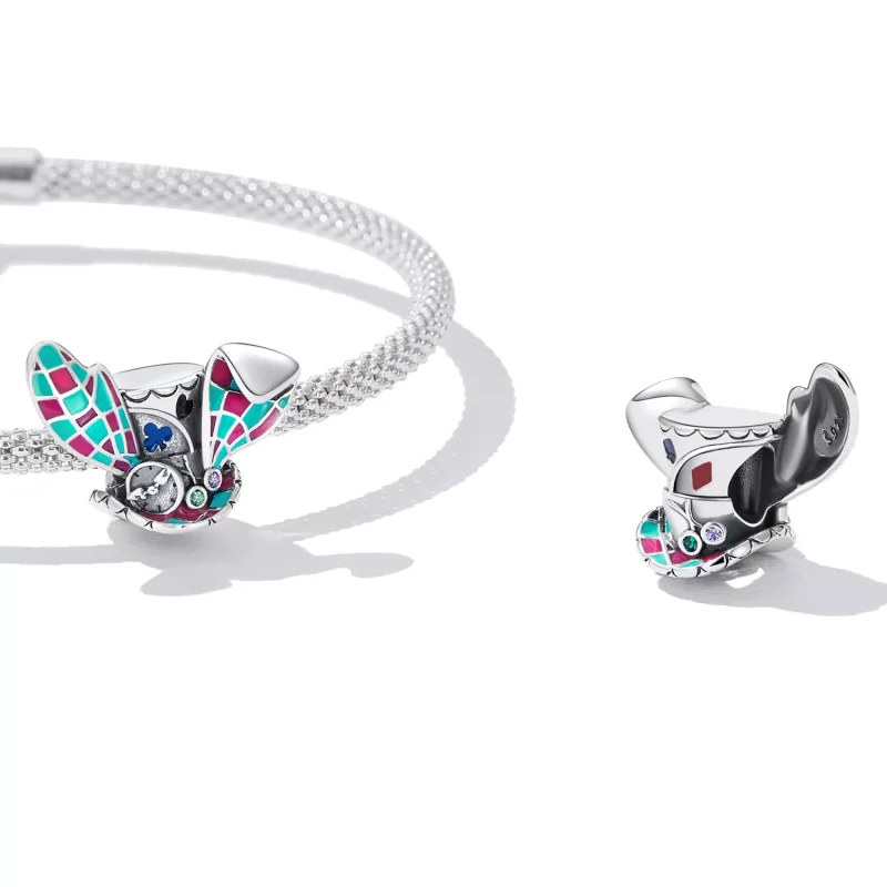 (resim) Pandora tarzı Tavşan Kulaklı Sihirli Şapka Charm - SCC2243 - Görüntüle 4