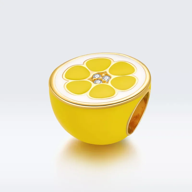 (resim) Pandora tarzı taze limon Charm - SCC1590 - Görüntüle 5