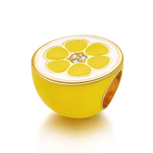 (resim) Pandora tarzı taze limon Charm - SCC1590
