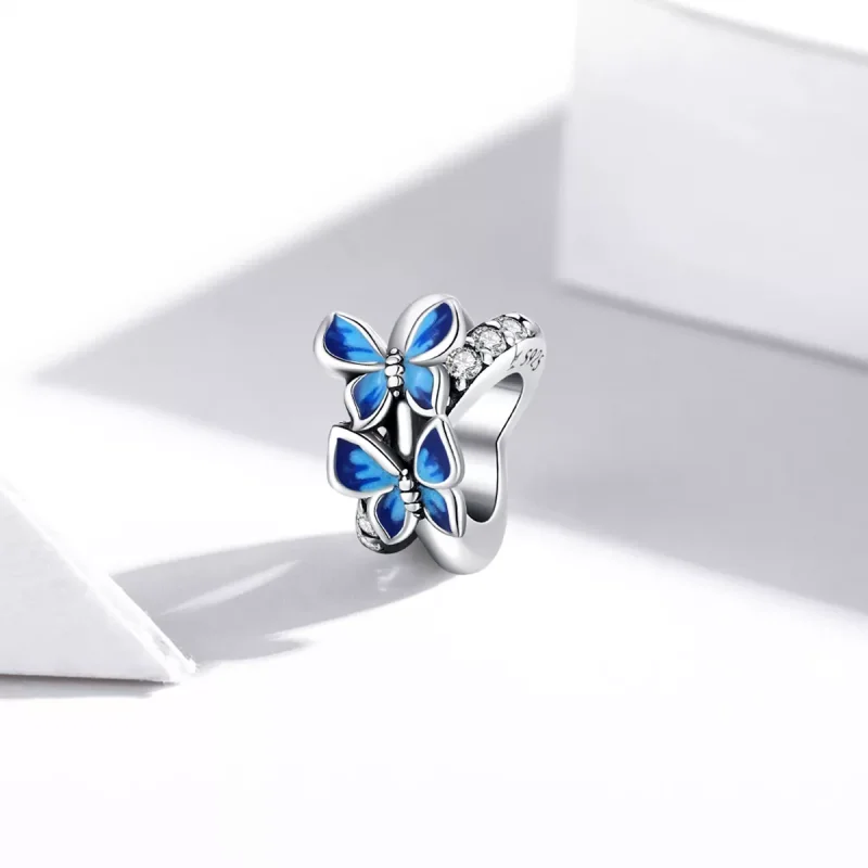 (resim) Pandora tarzı uçan kelebekler Charm - SCC1731 - Görüntüle 2