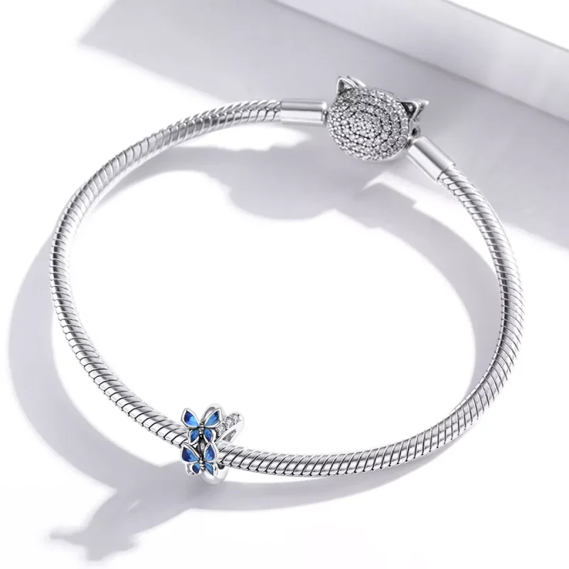 (resim) Pandora tarzı uçan kelebekler Charm - SCC1731 - Görüntüle 3