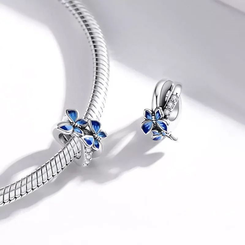 (resim) Pandora tarzı uçan kelebekler Charm - SCC1731 - Görüntüle 4