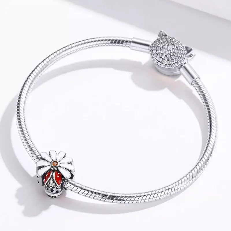 (resim) Pandora tarzı uğur böceği Charm - SCC1276 - Görüntüle 4