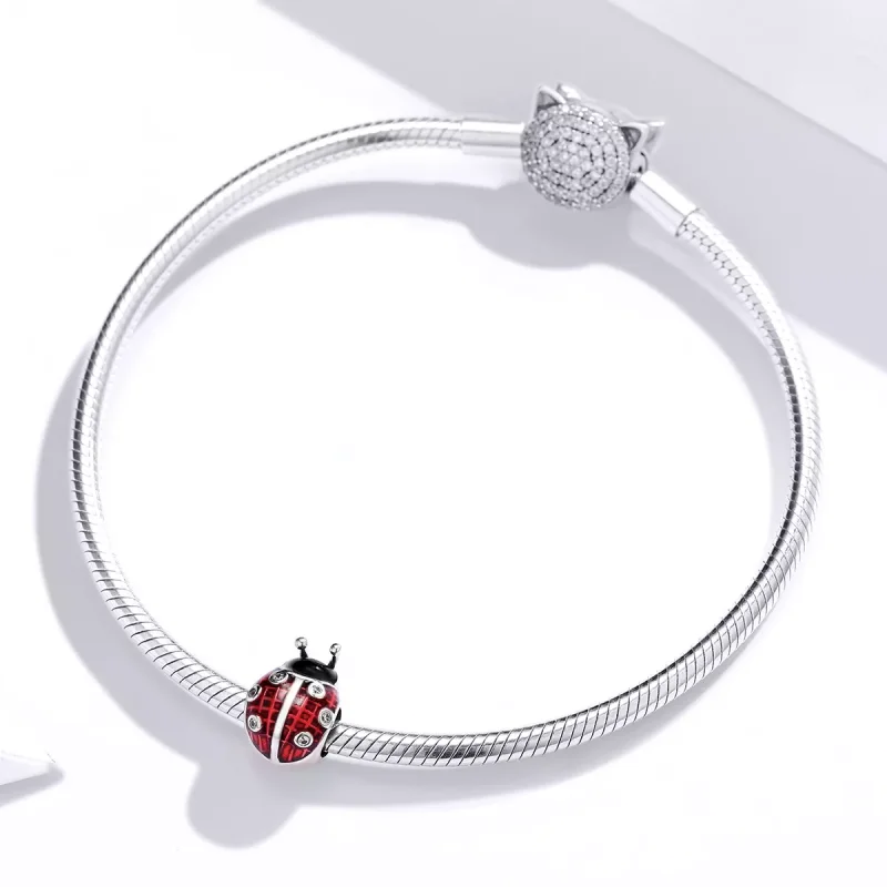(resim) Pandora tarzı uğur böceği Charm - SCC1481 - Görüntüle 3