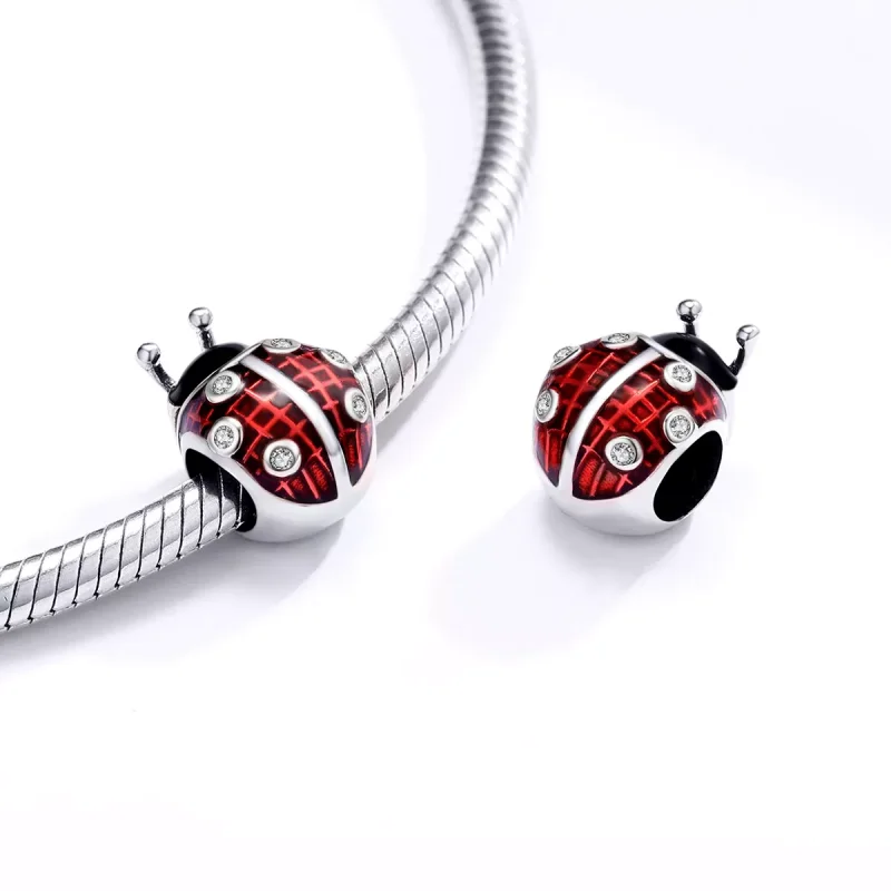 (resim) Pandora tarzı uğur böceği Charm - SCC1481 - Görüntüle 4